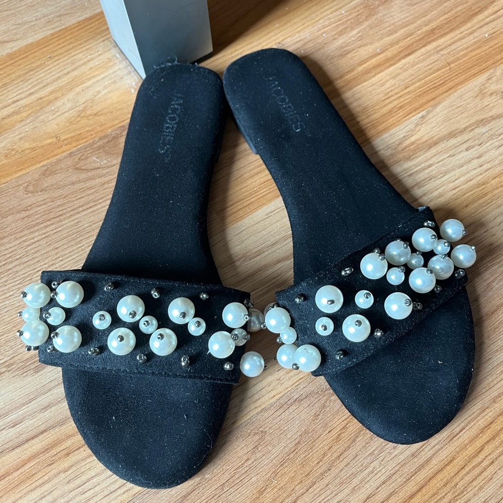 Womens pearl sandals